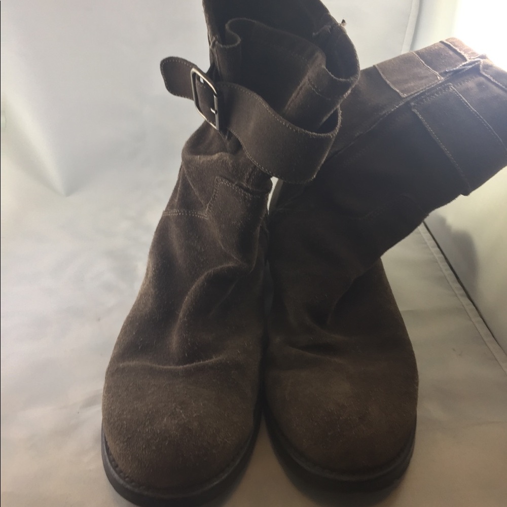 Vintage Leather Italian Moto Boots 9.5